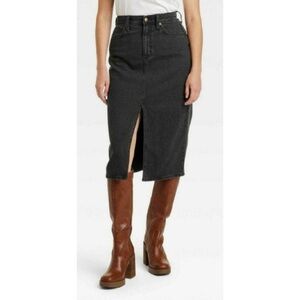 Universal Thread Black Midi Skirt